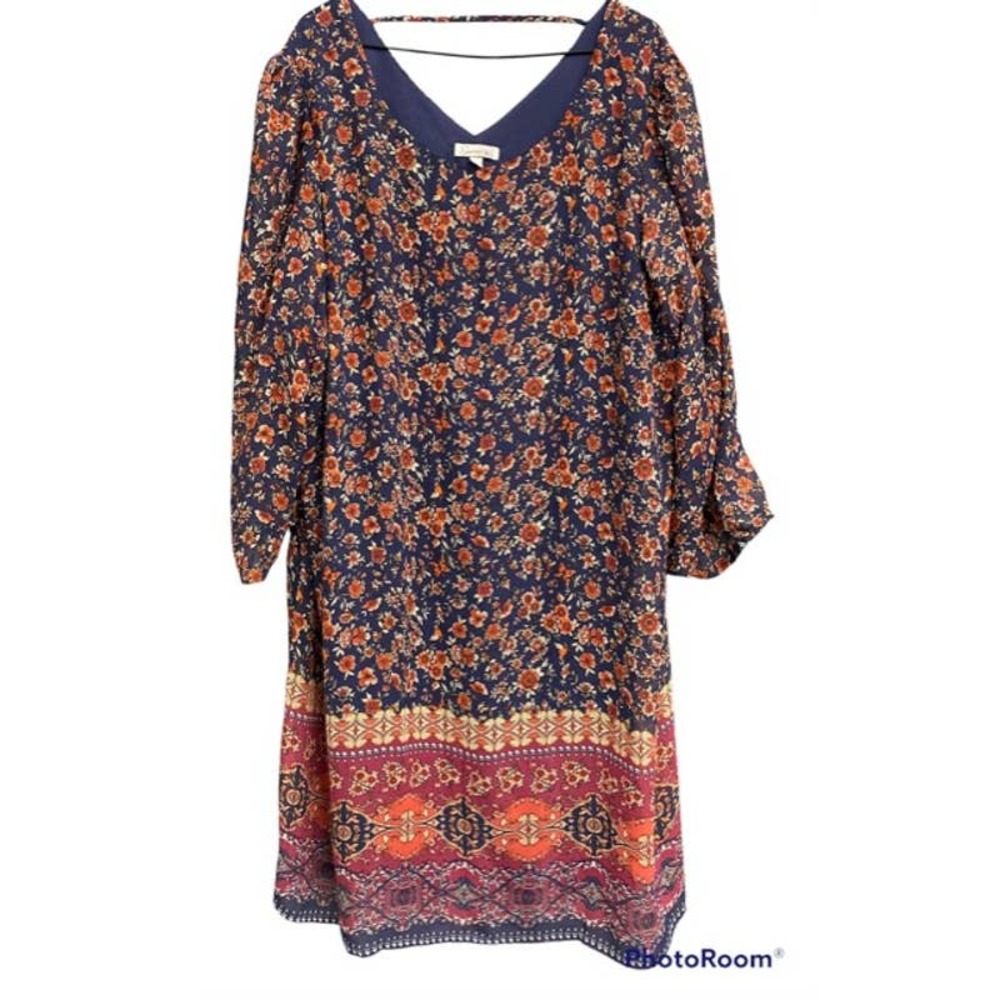 Speechless Floral Dress, SZ 3X